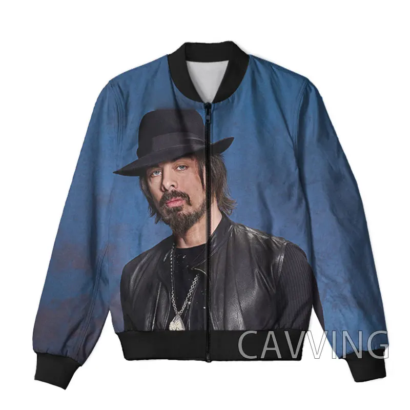 

New Fashion Women/Men's 3D Print Richie Kotzen Zipper Bomber Jackets Men Overcoat Mens Coat Zip Up Jackets