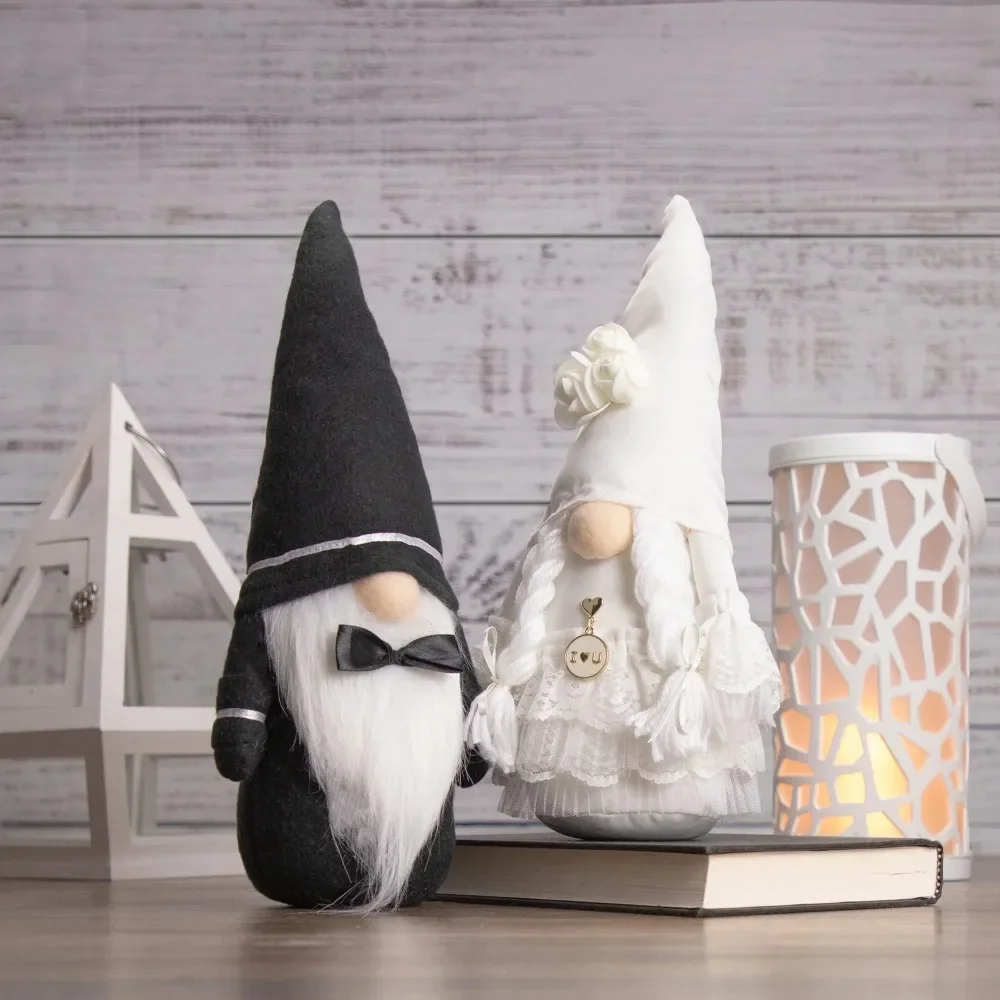 

12.75" White Wedding Bride Dwarf