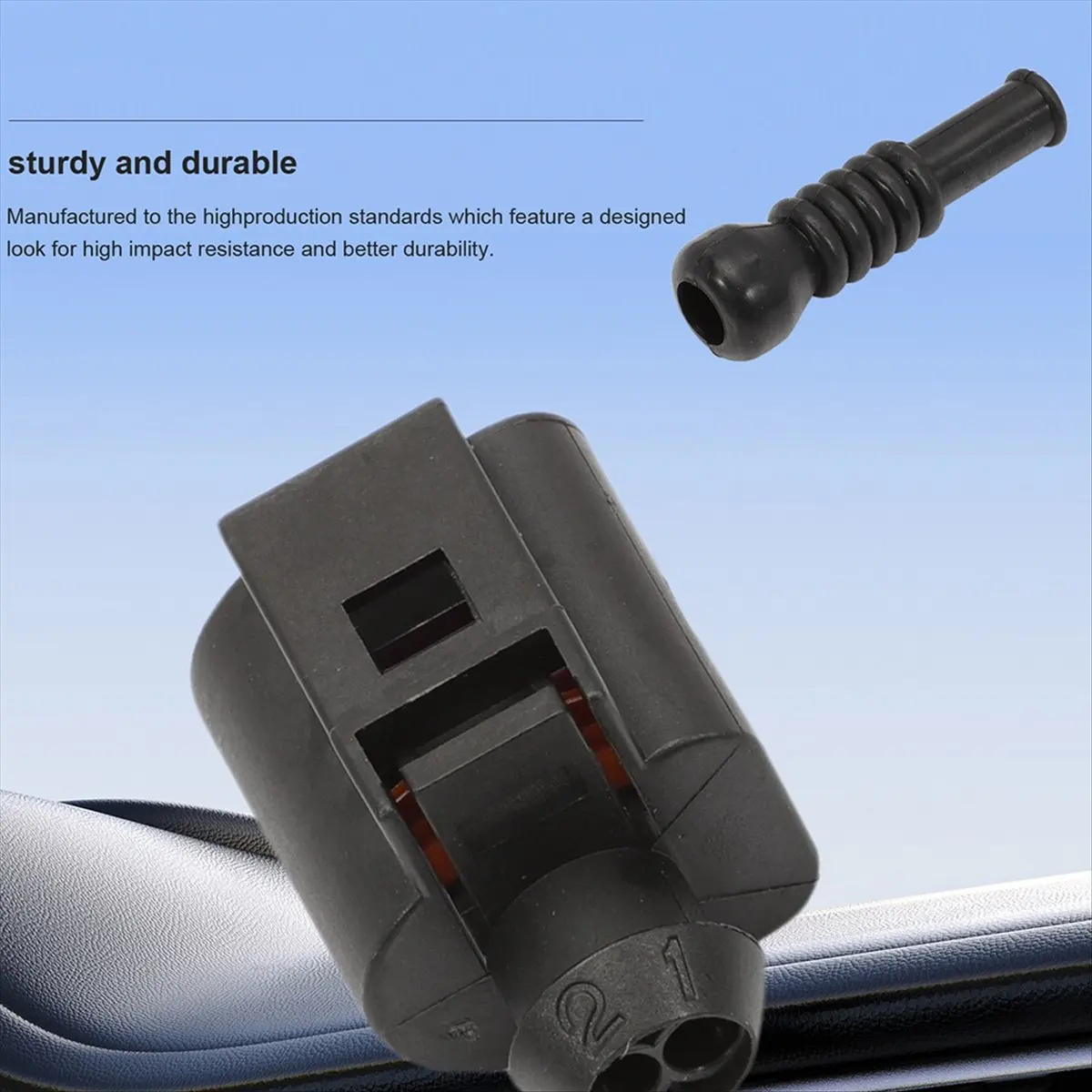 #93D  Connector Set,Male Female Connector Sensor Plug Adapter Plug Clip Kit for VW Audi (Plastic+Metal)