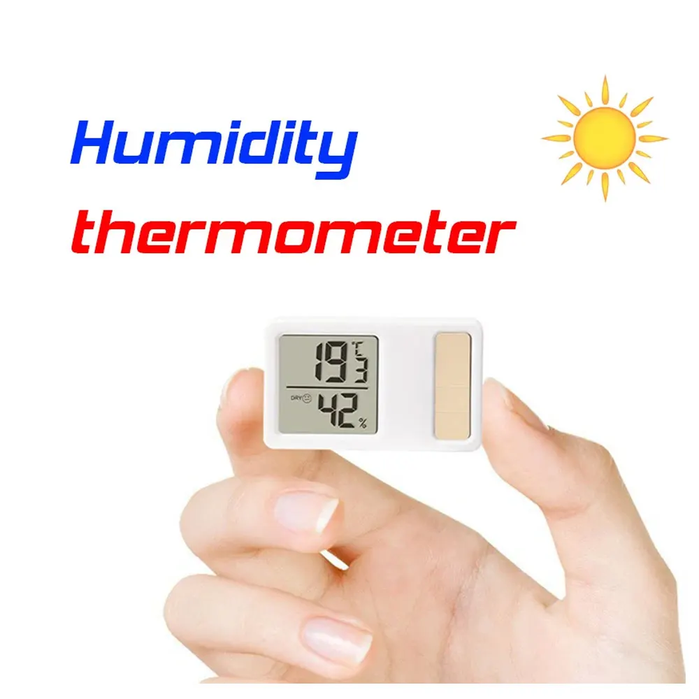 Imagem -02 - Medidor de Temperatura e Umidade Mini Portátil Digital Eletrônico Detecção de Temperatura Quarto
