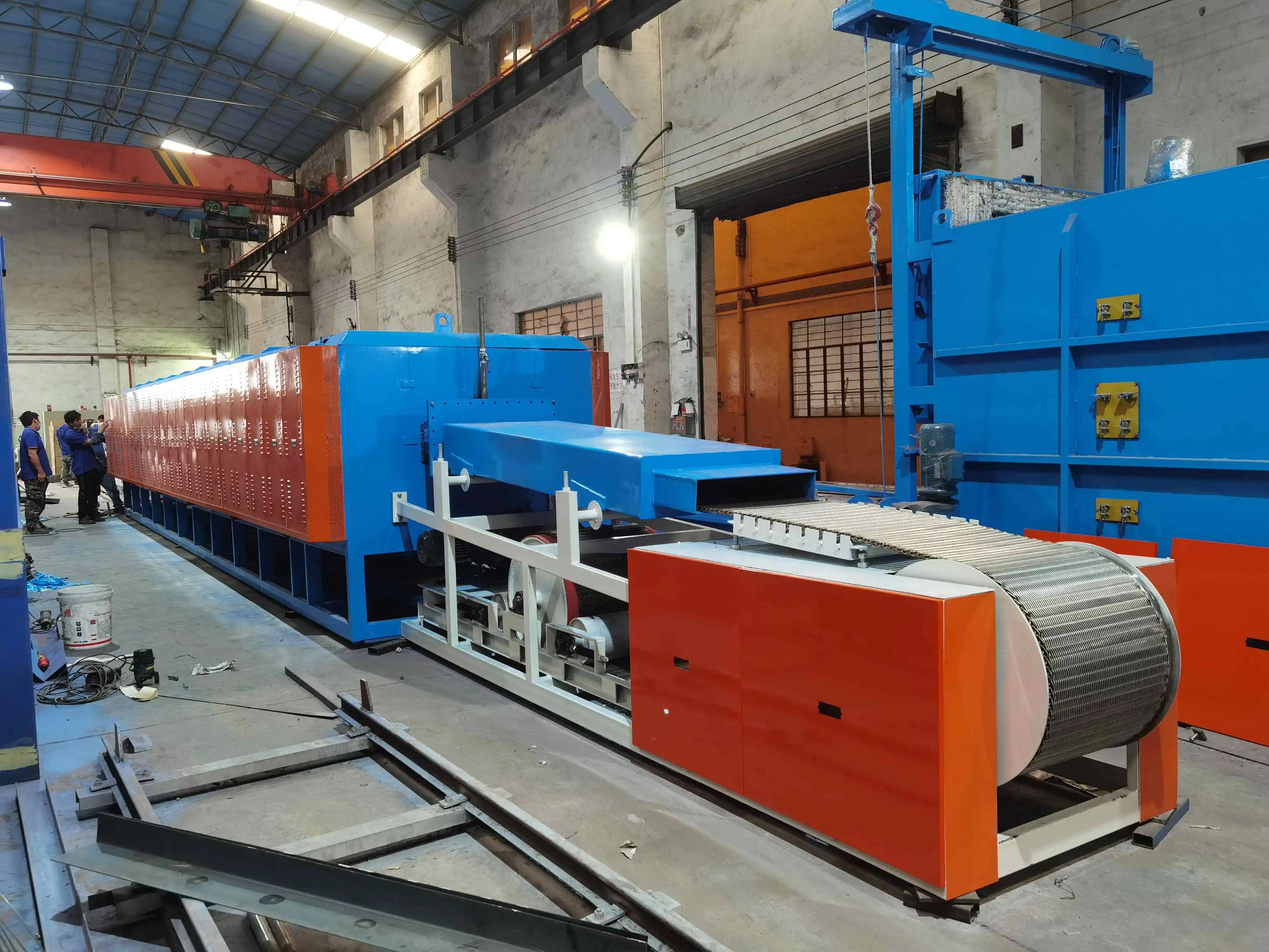 China High Quality Continuous Atmosphere Protection Heat Treatment Furnace For Iron Powder Sintering