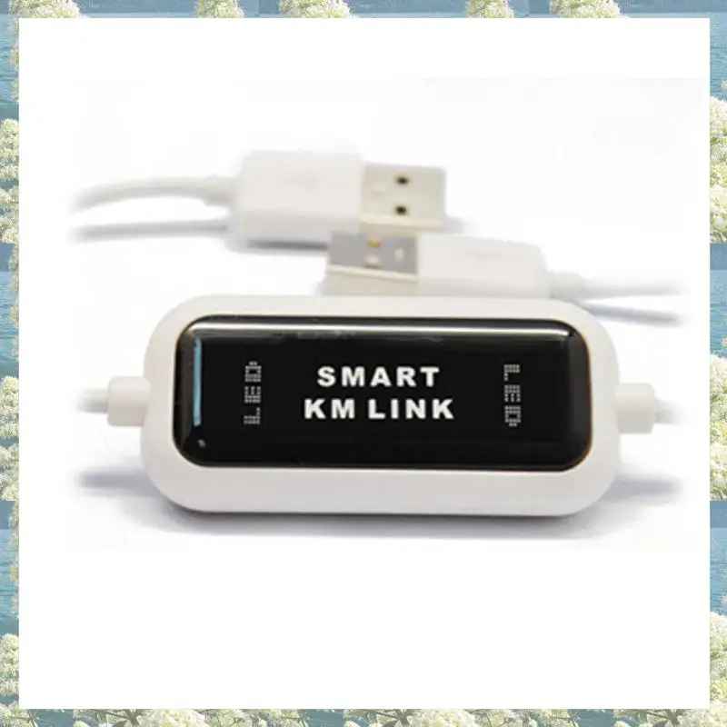 New-8X USB 2.0 Smart KM Link PC إلى PC Keyboard Mouse Share Sync Data Link USB تمديد كابل نقل ملف البيانات USB Switch