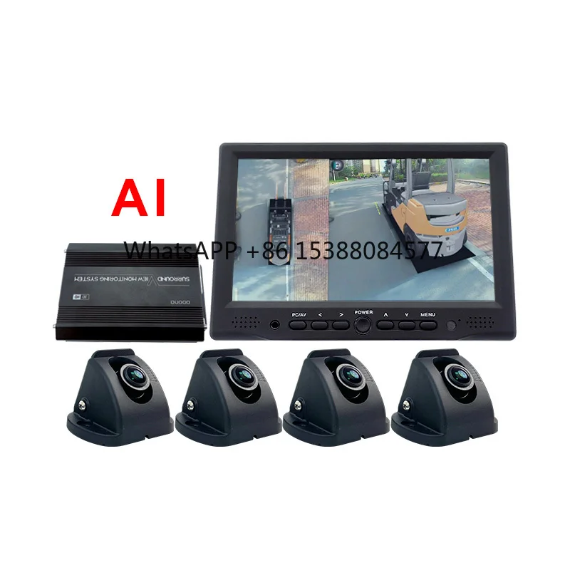 

MCY AI 360 3D Panoramic System People Vehicles BSD Warning Bird View System for Forklift Truck