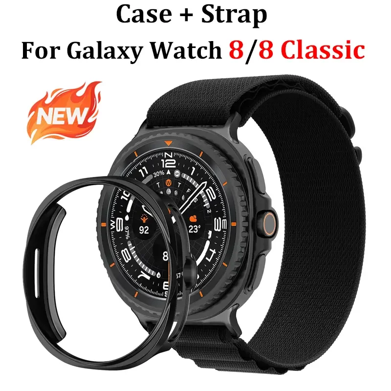 PC Hard Case Für Samsung Galaxy uhr 8 40mm/44mm Matte Abdeckung Schutzhülle Für Galaxy Uhr 8 klassische Aushöhlen Shell Zubehör