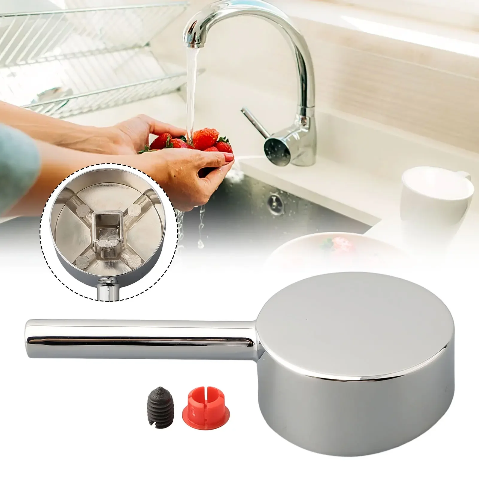D-urable Faucet Handle Water Tap Handle The Ergonomically Designed Handle Will Provide You With Comfortable Using Experience