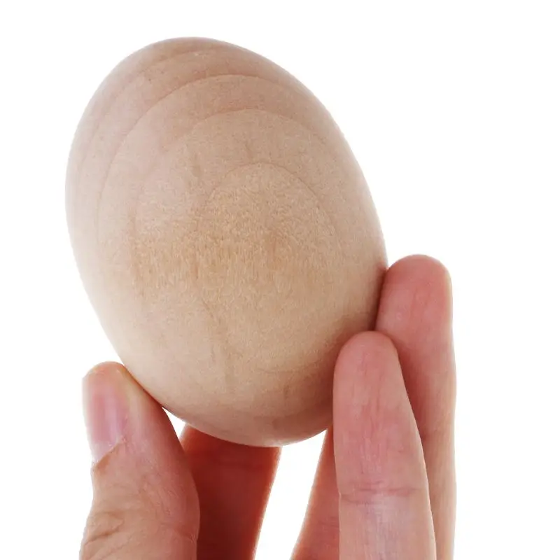 Y1UB Natural Simulation Eggs Manual Painted Exercise DIY for Creative E
