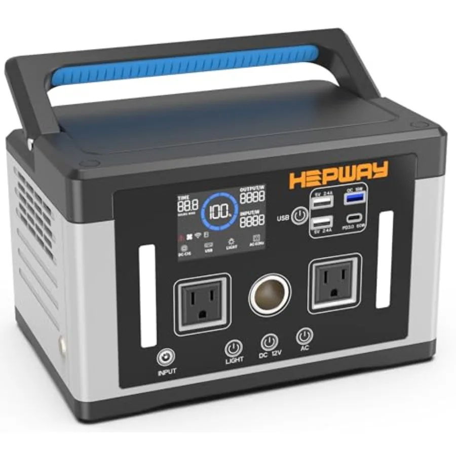 محطة طاقة محمولة 700 وات 577 وات في الساعة مولد طاقة شمسية مع قدرة زيادة 1000 وات وعاكس موجة جيبية نقية لتيار متردد تيار مستمر 120 فولت