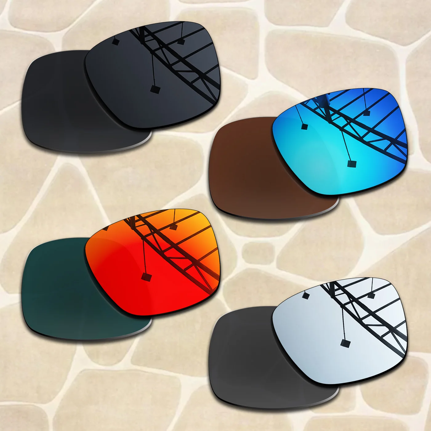 

15+ Colors Replacement Lenses for Rudy Project Spinhawk Spinhawk 2.0 Sunglass Frame Anti Scratch & 100% Polarized