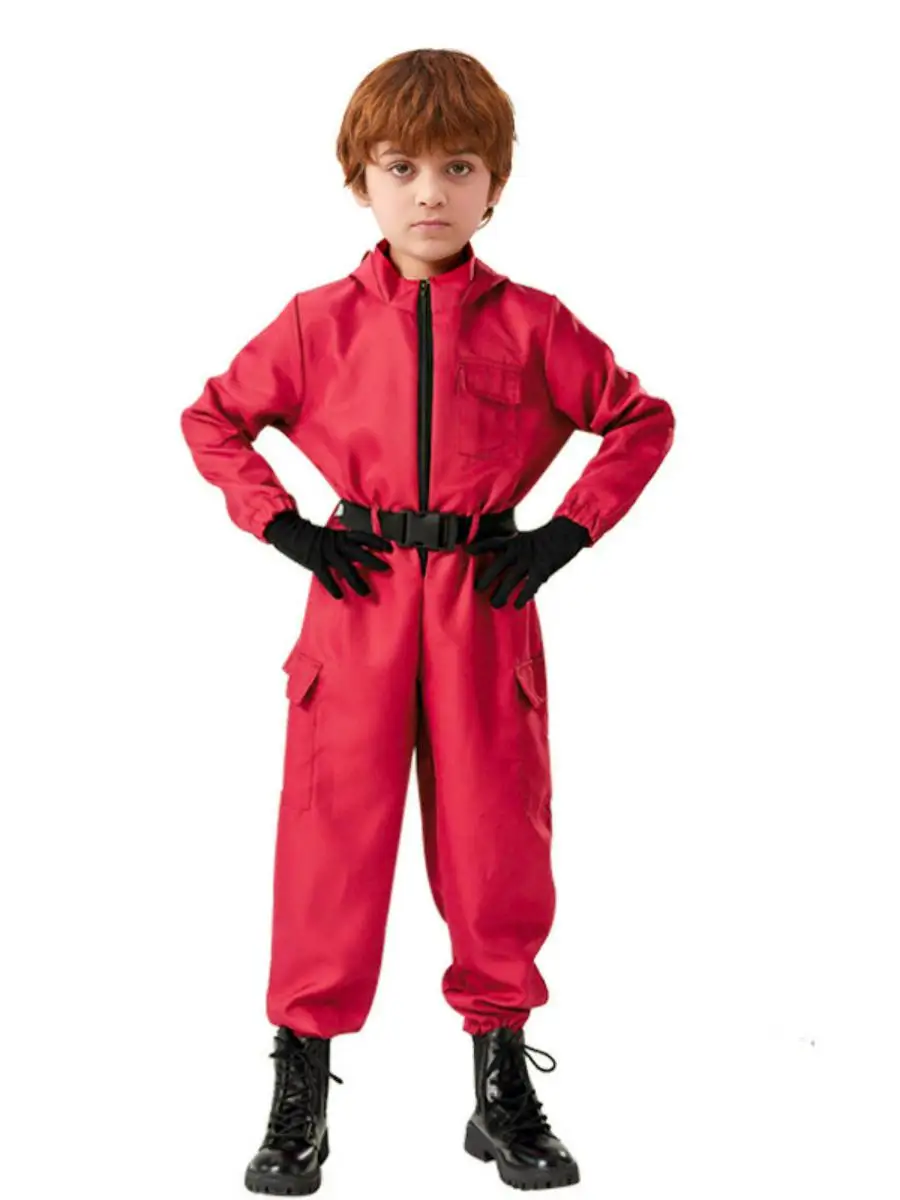 

Красный костюм ex Rer, карнавальный костюм на Хэллоуин, национальный сценический костюм, материал из полиэстера, модная традиционная этническая одежда