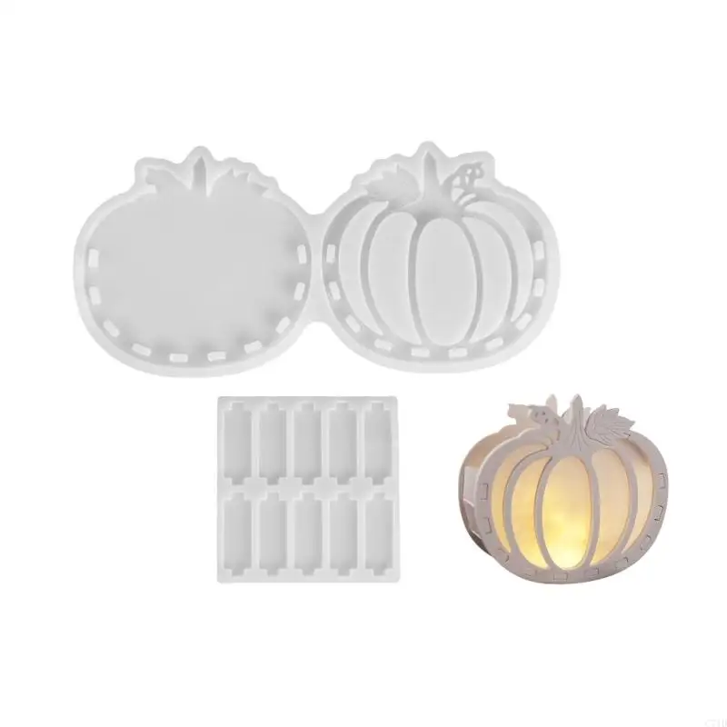 Halloween Silicone Mold Lamp Silhouettes Molds Perfect for Jewelry Crafts Soap Making with Easy Releasing Design