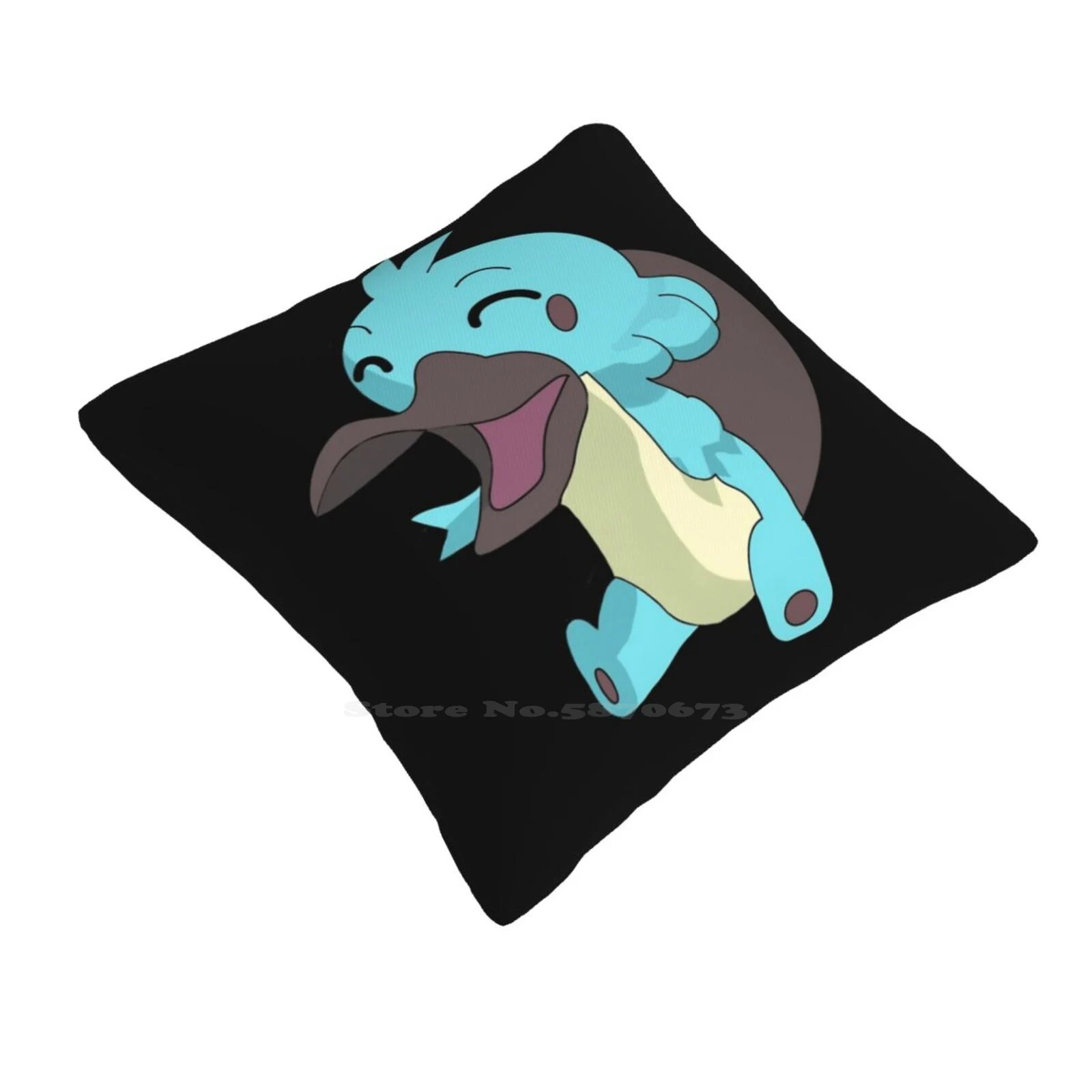 Temtem Platypet Bedroom Office Hug Pillowcase Temtem Platypet Tem Tem Temtem Monsters Mmo Rpg Temtem Monster Catcher Flowynn