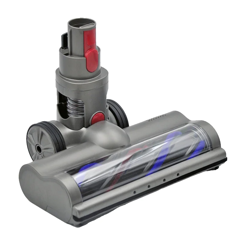 

B58B-For DYSON V8 V9 V10 V11 V12 Vacuum Electric Floor Brush Attachment Floor Soft Roller Brush Head With LED Dust Lights