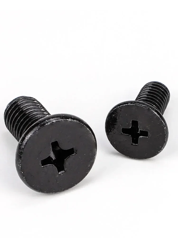 Nindejin phillips ultra fino parafuso de cabeça de wafer plana m1.6 m2 m2.5 m3 m4 m5 m6 aço carbono