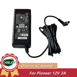 Original UNI336-1230 12V 3A 36W AC DC Adapter Charger for Pioneer DJ DDJ1000 FLX10 1000SRT XDJRR Power Supply