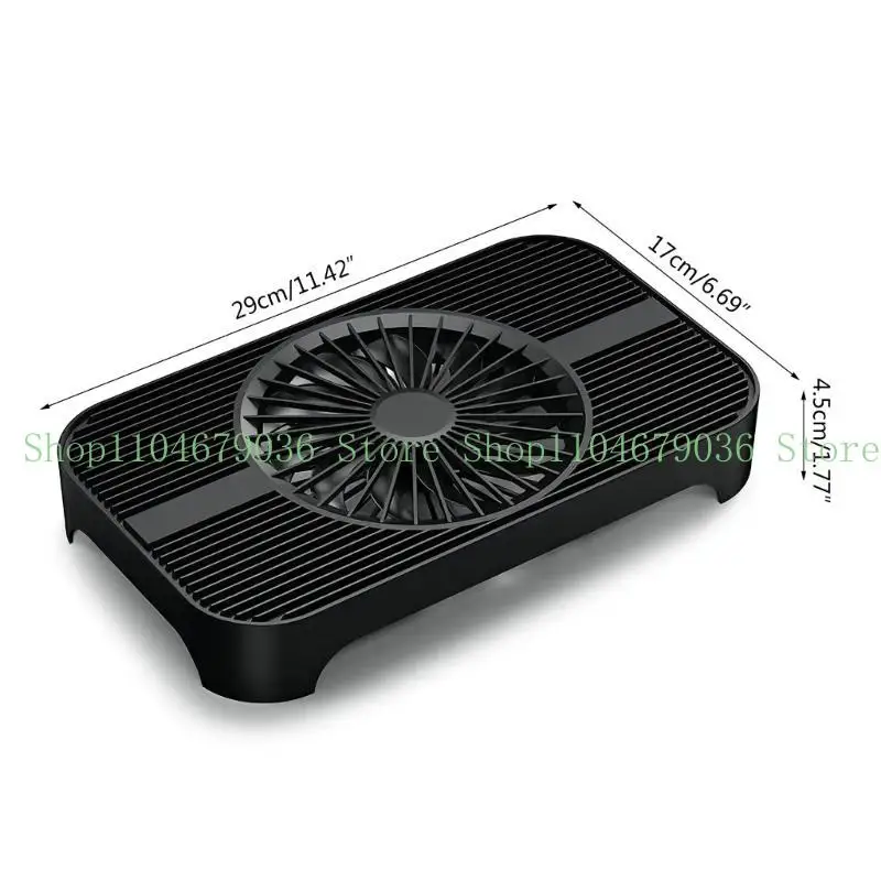 652F High Airflows Router Cooling Fan for Computer Coolers Box Wireless DC5V USB Power 290mm 170mm Fan for PC