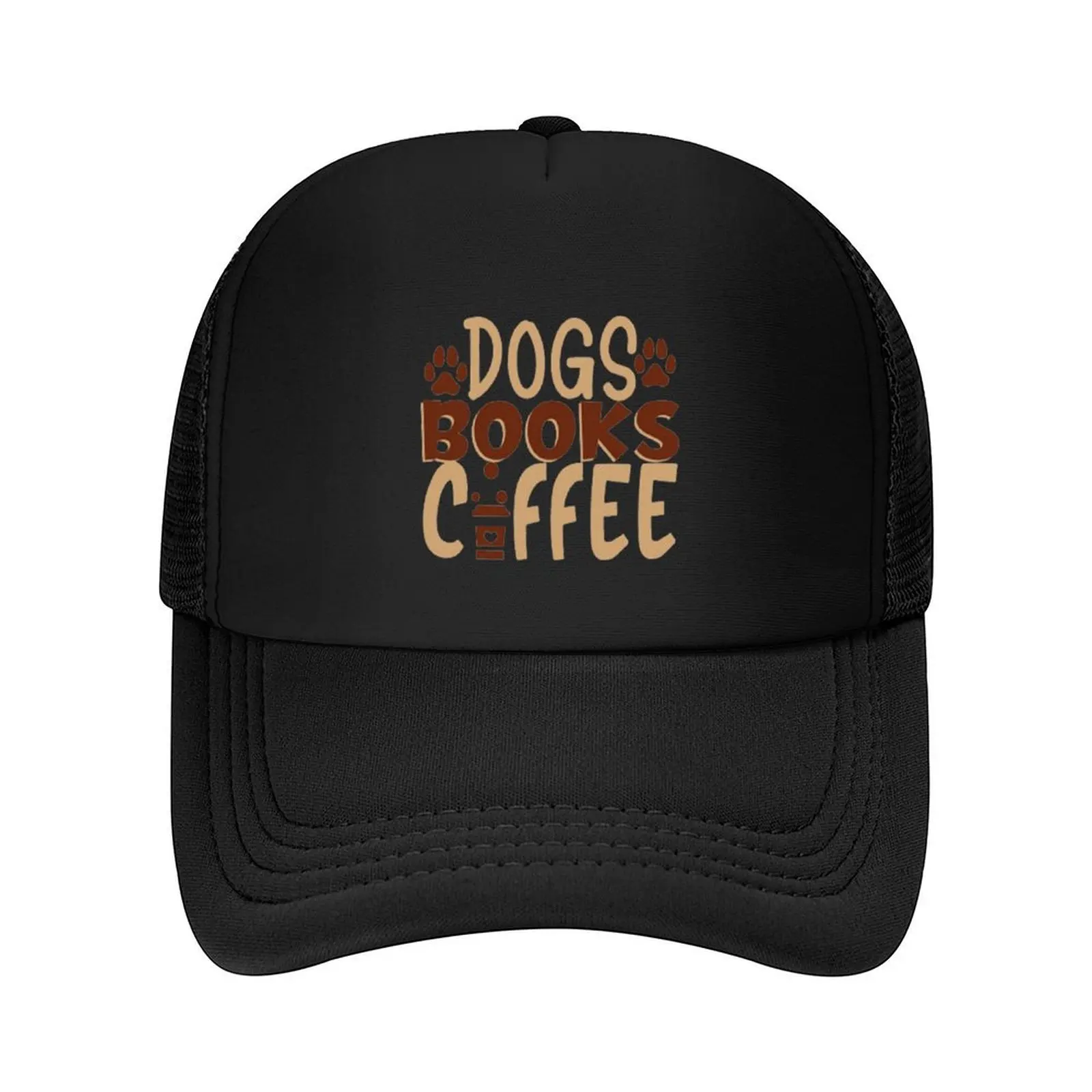 

Unleash Your Reading Experience: Dogs, Books, Coffee! Baseball Cap Hat Beach Winter hat Women's Beach Men's