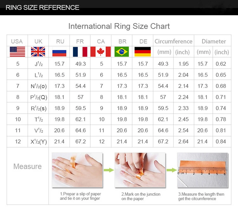 New Fashion High Quality Women Man Jewelry Fashion Silver Color Black Stone And C Zircon Finger Ring Christmas Gift
