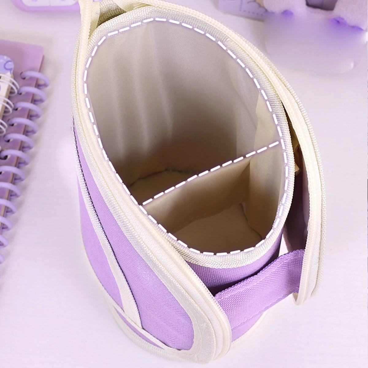 الإبداعية طالب توسيع حامل قلم سعة كبيرة مكتب سطح المكتب قلم رصاص صندوق تخزين منظم قرطاسية حقيبة أكسفورد #5