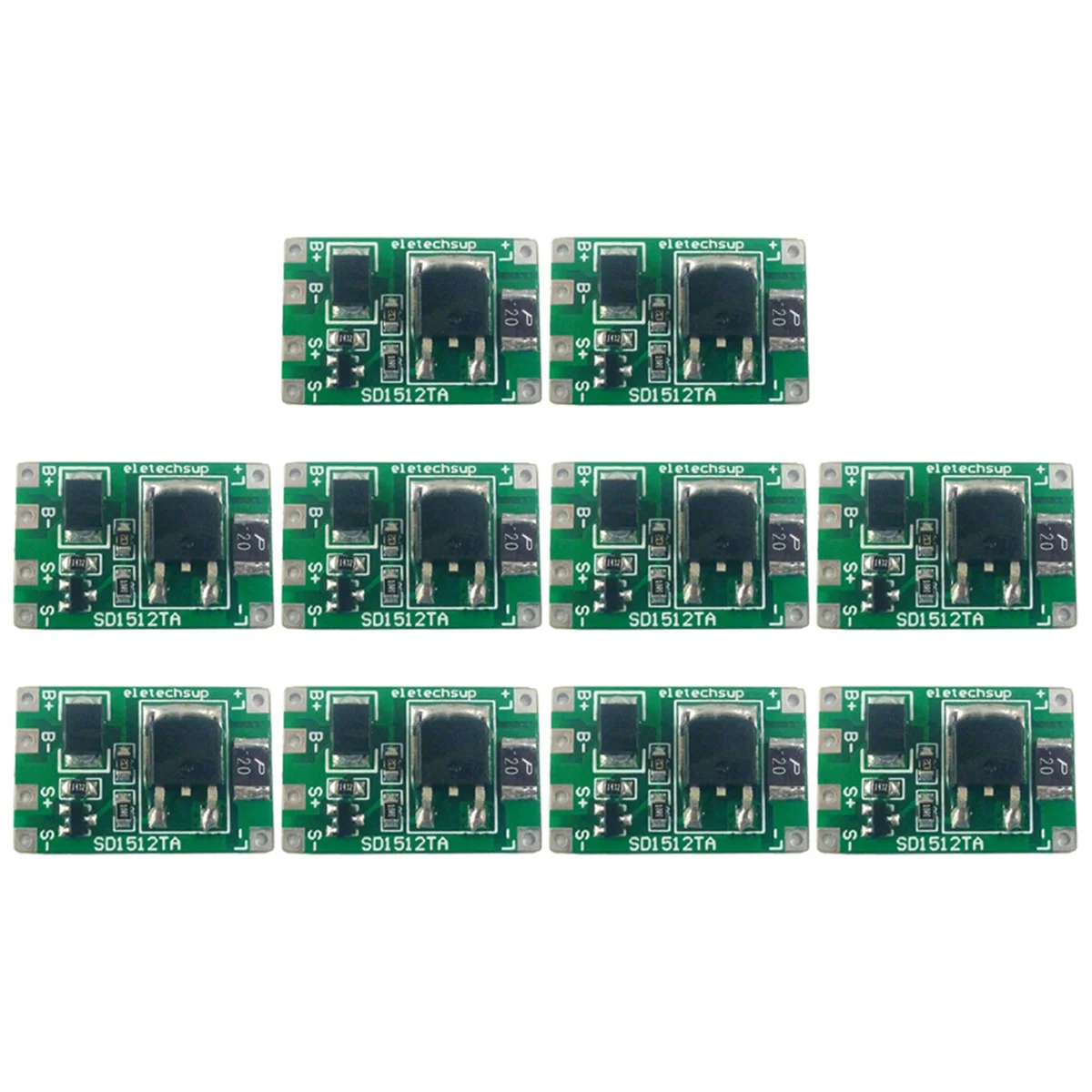 10PCS SD1512TA Solar Controller Charging Street Light Switch Circuit Board Lithium Battery Charg Board 0.5A