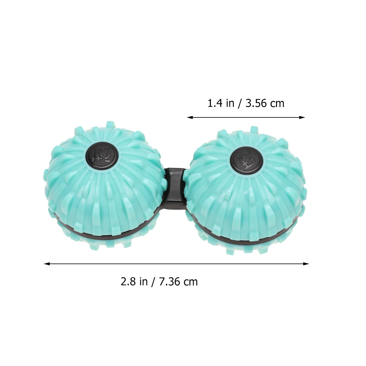 1 قطعة تدليك الدوران السماء الزرقاء قطعة واحدة كرات لتخفيف الضغط الضغط الإجهاد تخفيف تململ أداة لينة ضغط