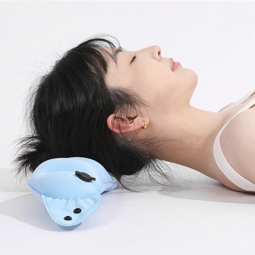 

Portable U-shaped Neck Pillow Mini Milk Fiber Inflatable Travel Pillow Comfortable Soft Ring Neck Pillow Outdoor Activities