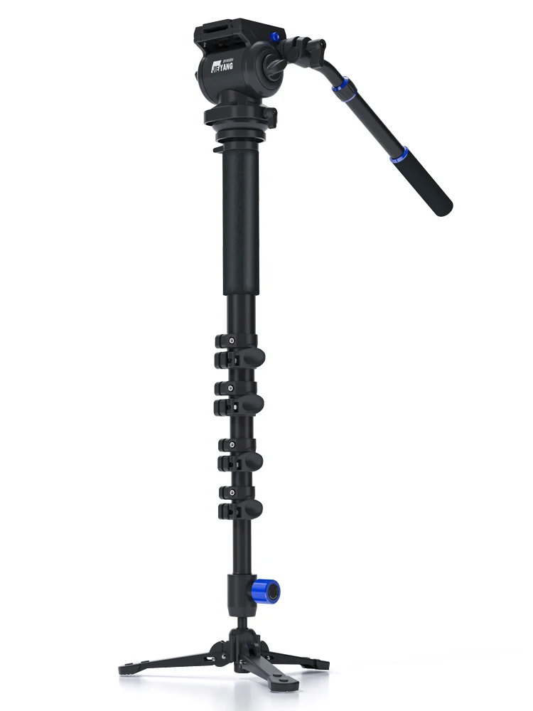 JieYang JY0618 carbon fiber Professional Monopod For Video & Camera / Tripod For Video /  Tripods Fluid Head Damping Accessories