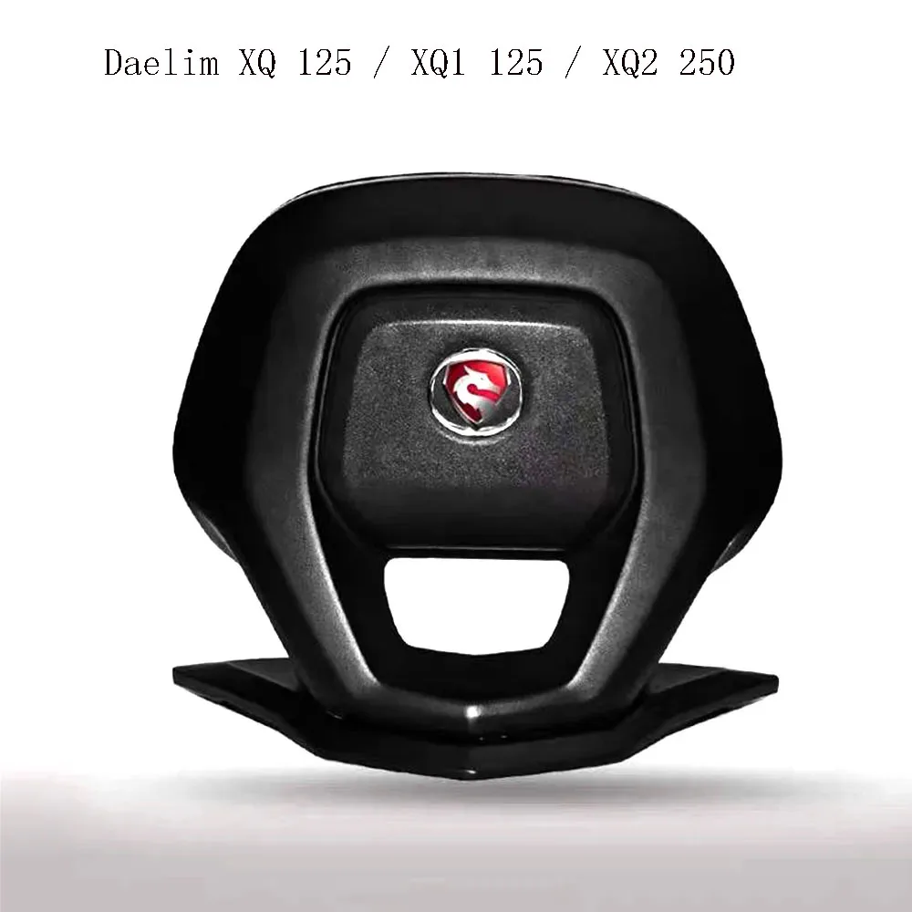 New Fit Daelim XQ XQ1 XQ2 Gloss Black Fixed Mount&Driver Passenger Backrest For Daelim XQ 125 / XQ1 125 / XQ2 250