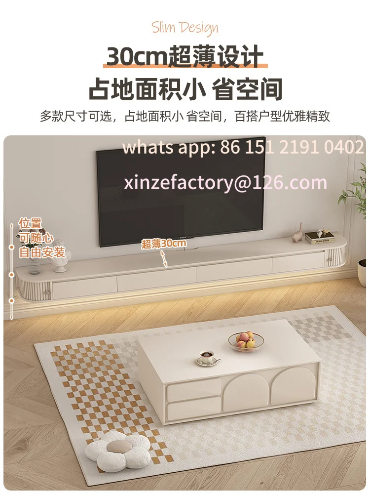 

Customizable Cream Wind Hanging TV Background Wall