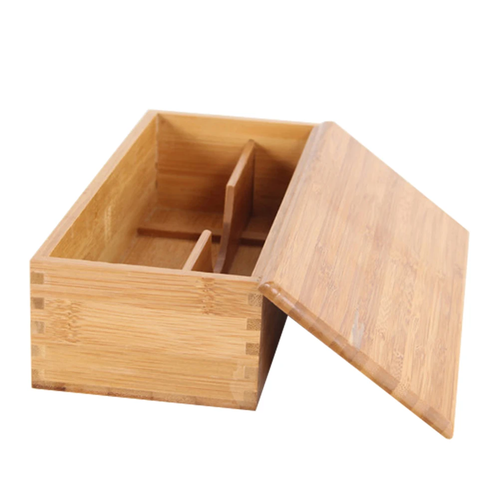

Wooden Tableware Storage Box Eco Friendly Chopsticks Spoons ganizer Kitchen Bar Restaurant Ventilation Drain Easy Clean Cutlery