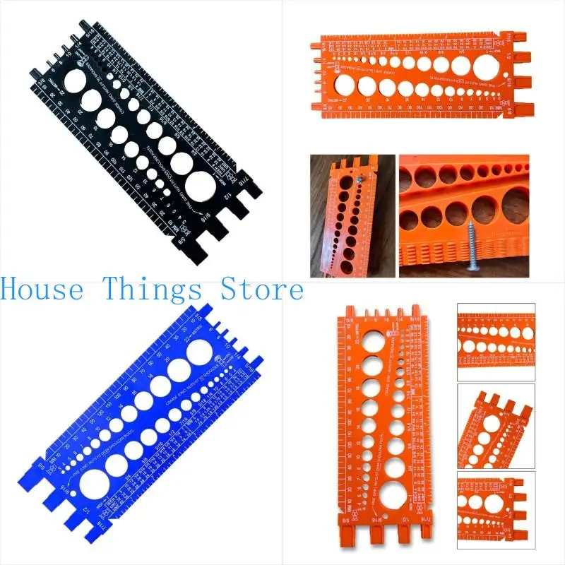 

652F Bolt Nut Thread Checker Thread Tester Gauges Metric Size Tester Measuring Tool