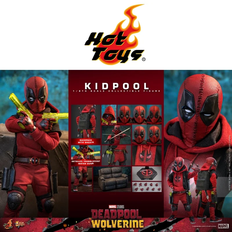 

В наличии HOTTOYS HT 1/6 MMS763 Kidpool Фигурки Marvel Deadpool & Woverine Коллекционная 12-дюймовая фигурка Xmax Модель игрушки Подарки