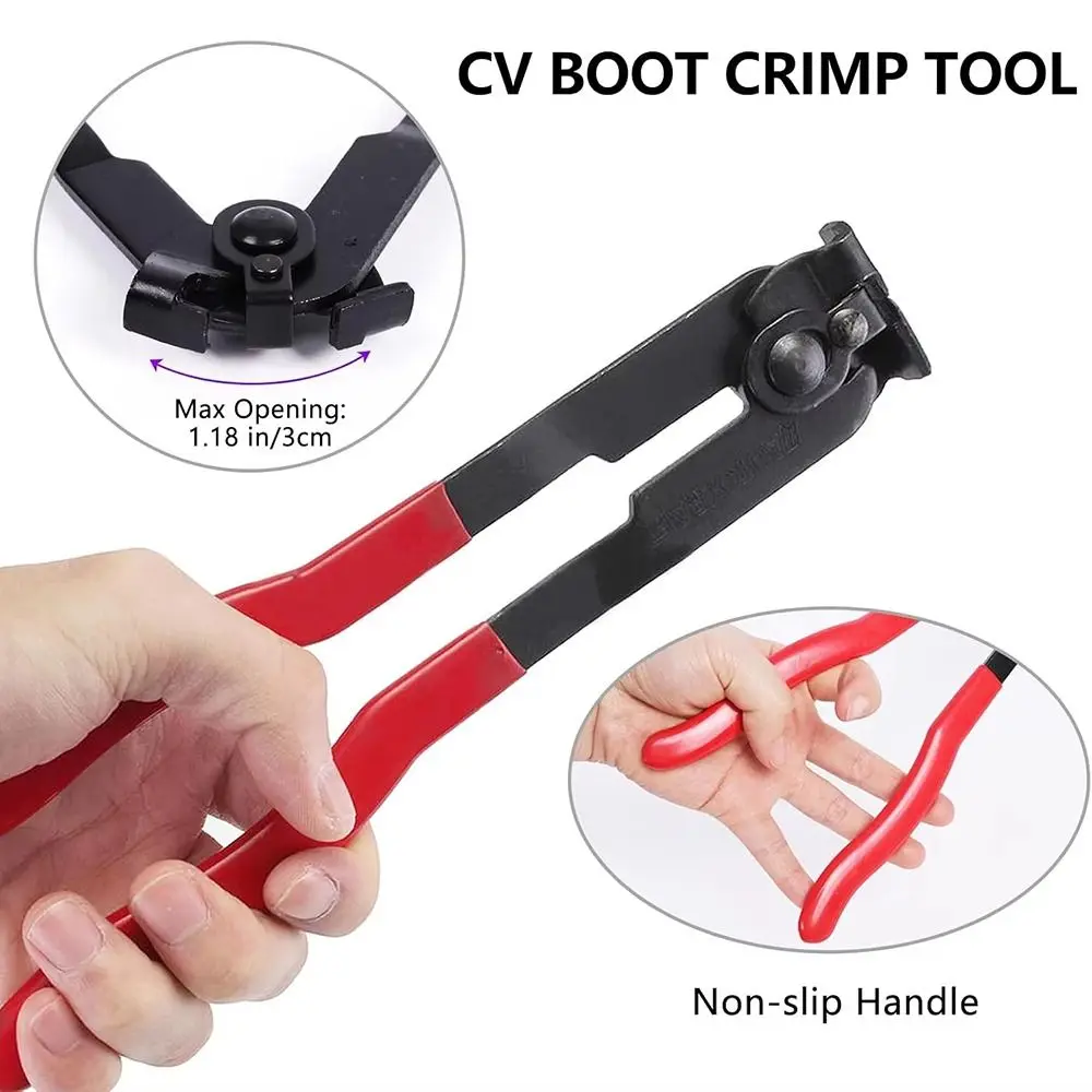 

1Pcs Multi-Function CV Joint Boot Clamp Plier Car Banding Flat-nose Hand Installer Tool Metal Ball cage Car Repairs Kits