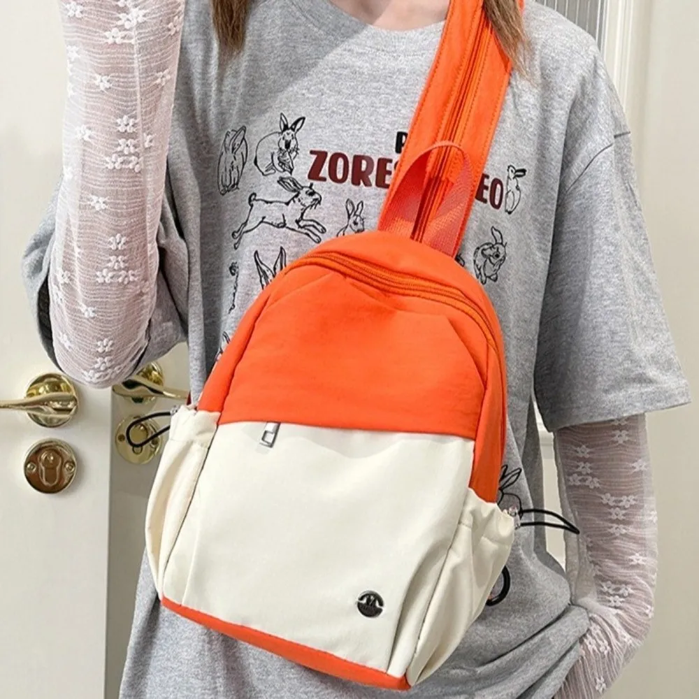 Portable Korean style Women Backpack High Capacity Nylon Student Schoolbag Lightweight Nylon Shoulder Bag Outdoor