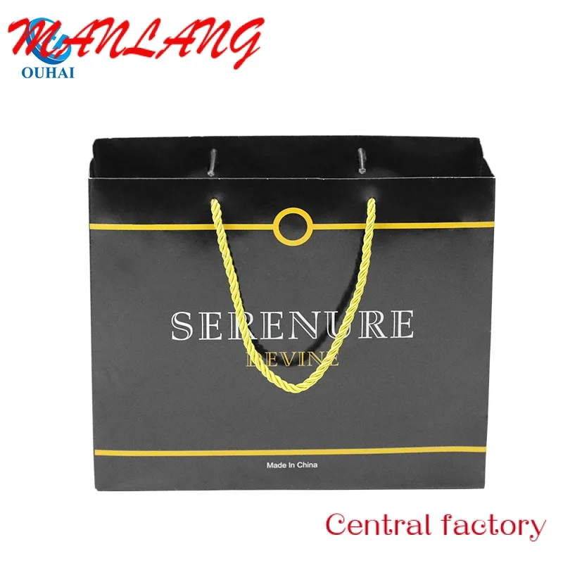 Custom  Cheap Price Luxury Famous Gift Custom Printed Shopping Paper Bag With Your Own Logo