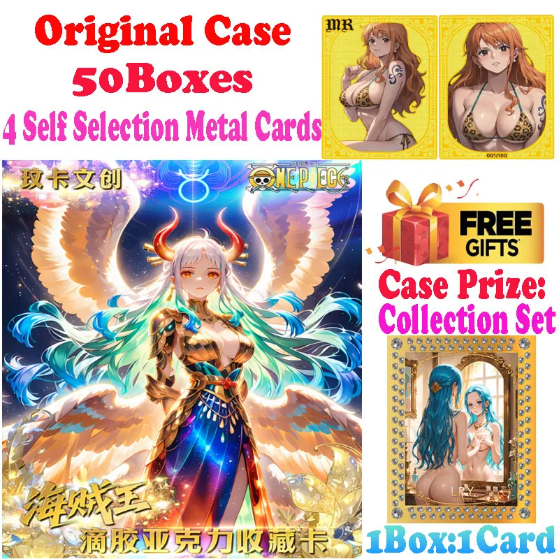 2025 Lastest Wholesale Wenka Culture One Piece Collection Waifu Card Boa Yamato Acrylic Card Nami Popular Trading
