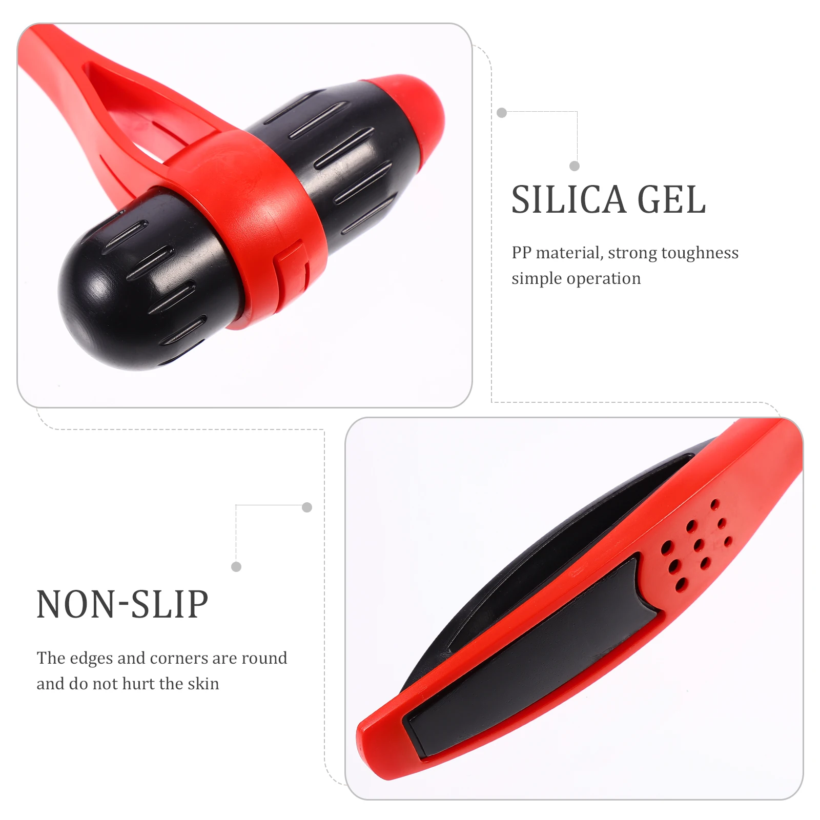 

Silicone Massage Hammer Acupoint Massage Tool for Body Neck Back Foot Shoulder Relaxation Stress Relief Handheld Knocking Hammer