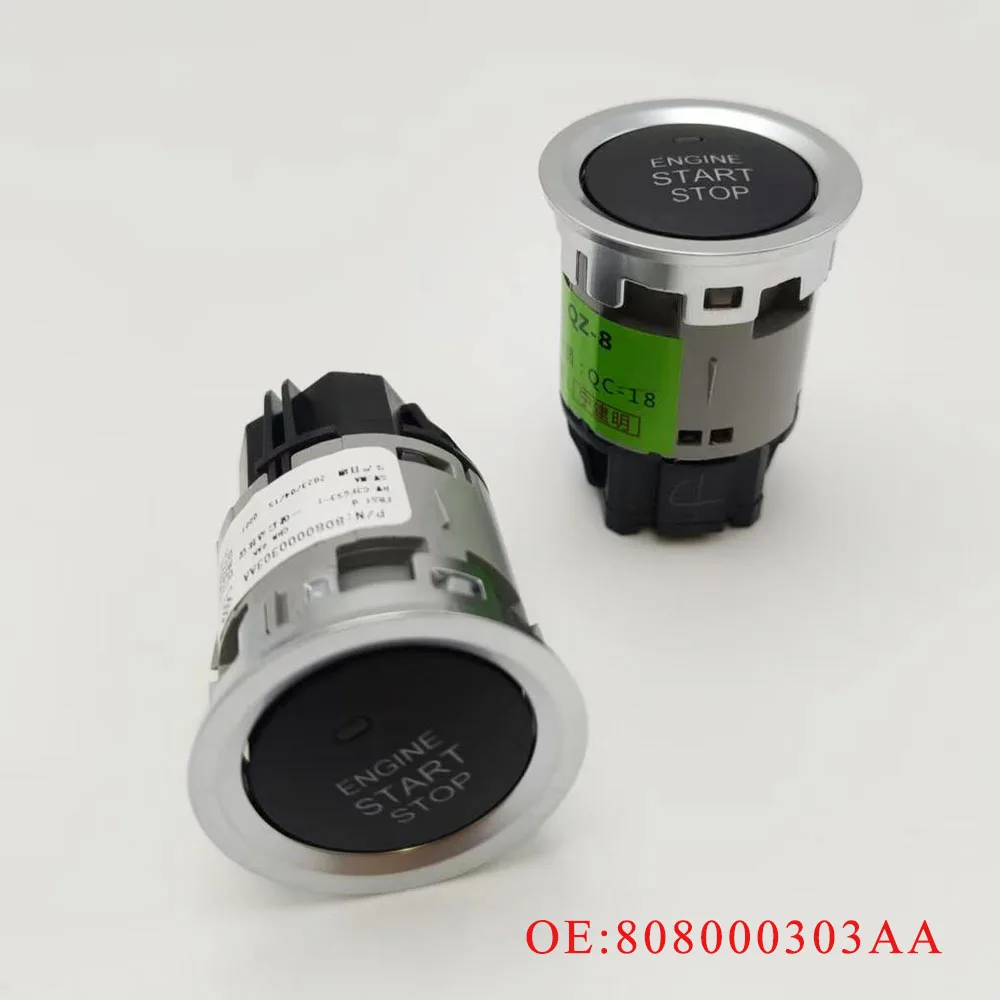 808000303AA Car Engine Start Stop Push Button Ignition Switch for Chery Tiggo 7 2018-2022 DR F35 2020+ Kaiyi X3 Pro Replacement