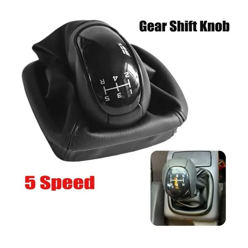 ABTC-For Mercedes-For Benz W168 A-Class 1997-2004 5-Speed Car Gear Shift Knob Shifter Lever Gaiter Boot