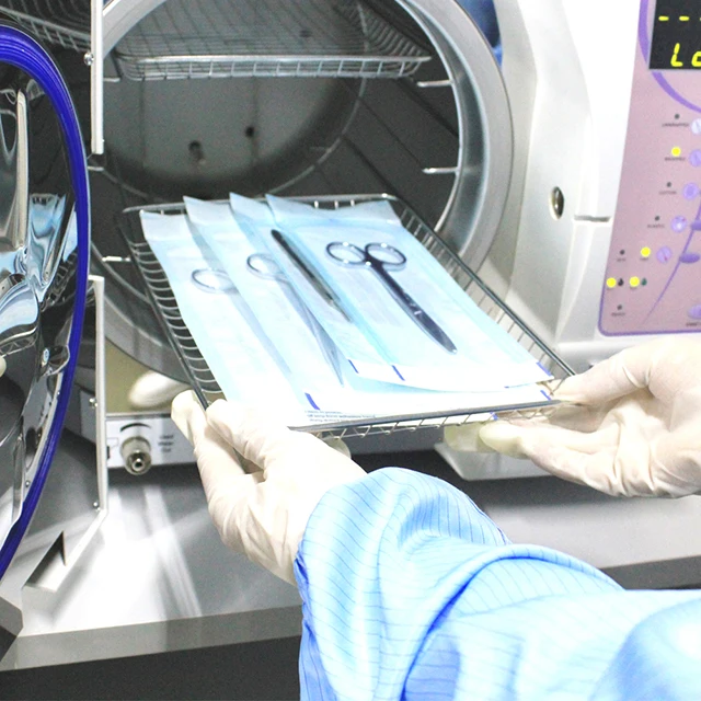 Self Seal Sterilization Pouch High Temperature Disinfection Packing Bag