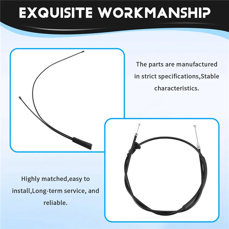 Гениальный комплект тросов для снятия капота и ручек для Mini Cooper R55 R56 R57 R58 R59 2007-2015 51232751378 51237148865 512371495