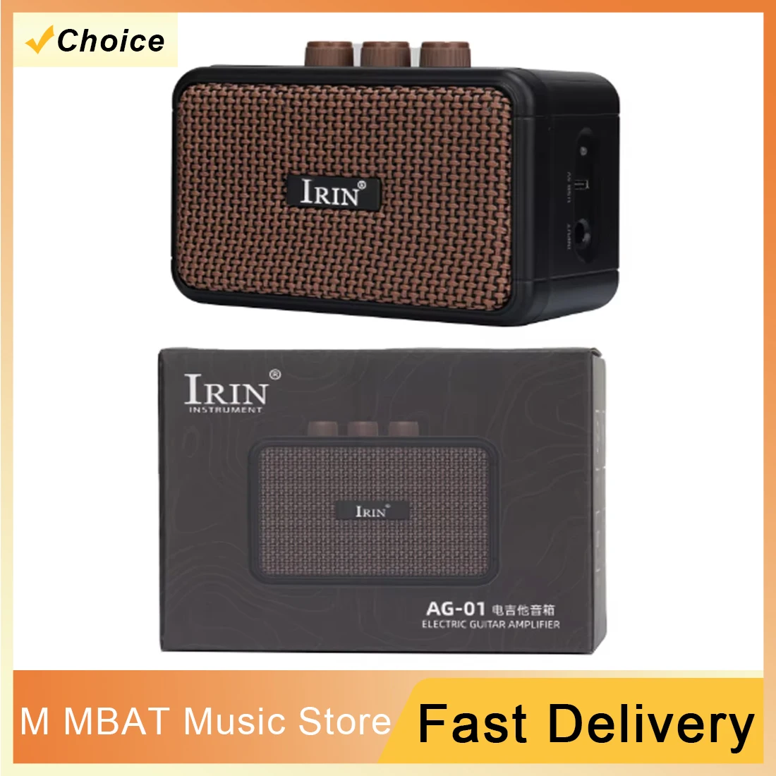 

IRIN AG-01 электрогитара Bluetooth маленький динамик практика 5 Вт мощность гитарный усилитель мини-инструмент усилитель аксессуары для усилителей