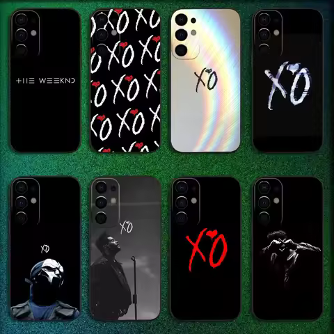 The W-Weeknd XO Phone Case For Samsung S25,S24,S21,S22,S23,S30,Ultra,S20,Plus,Fe,Lite,5G Black Cover