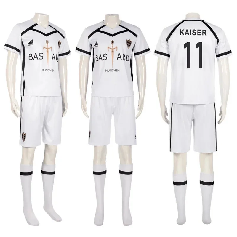 

Anime Blue Lock Michael Kaiser Cosplay Costumes Bastard Munchen Team Jersey Aleksis Ness Soccer Jersey Mens Football Uniform