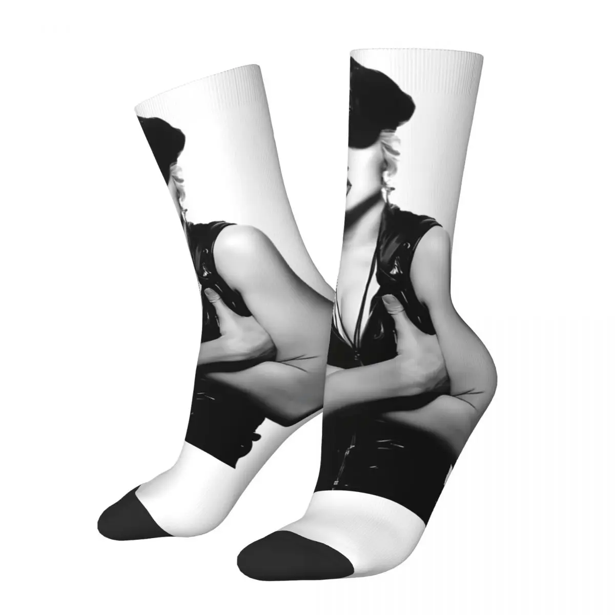 Men Women Love Of My Life Madonna Singer Music Socks Comfortable Funny Happy Socks Crazy Merch Middle Tube Socks Small Gifts