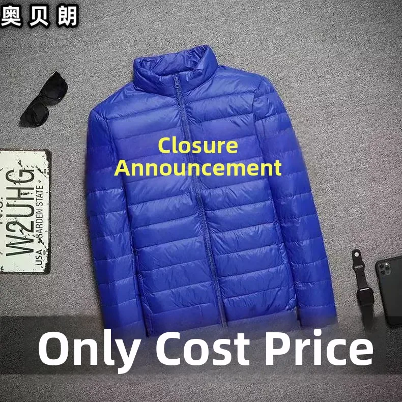 جايت قطني خفيف الوزن للرجال، ملابس عمل مملوءة، معطف شتوي للأب، مقاس كبير، مقاس نحيف، طويل، ربيعي