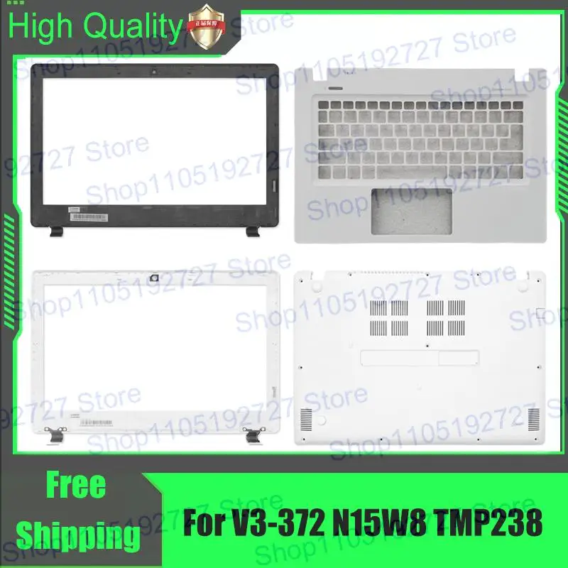 Для ноутбука Acer V3-372 N15W8 TMP238 задняя крышка задняя верхняя крышка передняя панель упор для рук верхняя нижняя часть корпуса белый