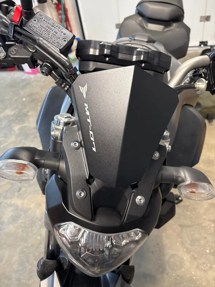 Accessoires de pare-brise avant pour YAMAHA MT 07 MT07 MT-07 FZ-07 2013 2014 2015 2016 2017, déflecteur de vent de moto