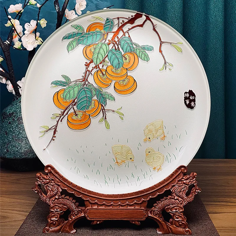 Persimmon Ruyi Craft Tellerornament