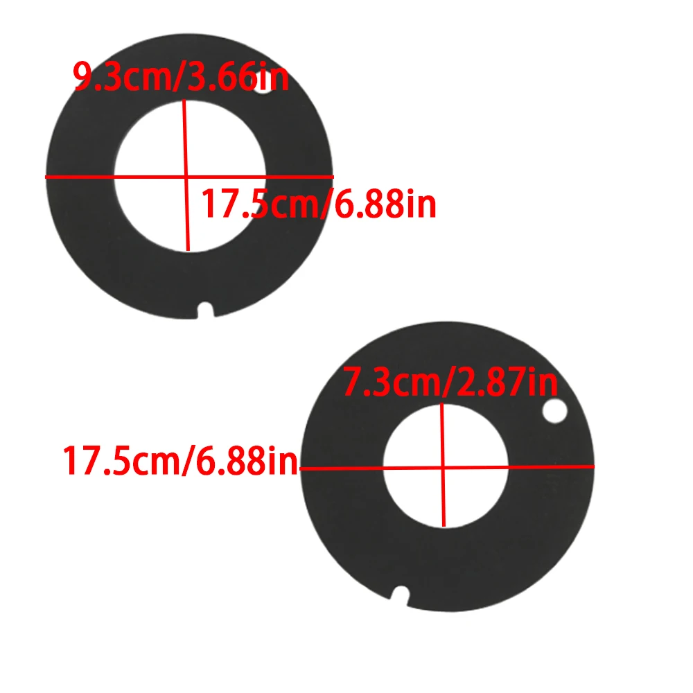 2Pcs RV Toilet Rubber Bowl Seal Kit 385311462 385316140 for Dometic/Sealand /Mansfield/VacuFlush RV Camper Marine Toilet Trailer