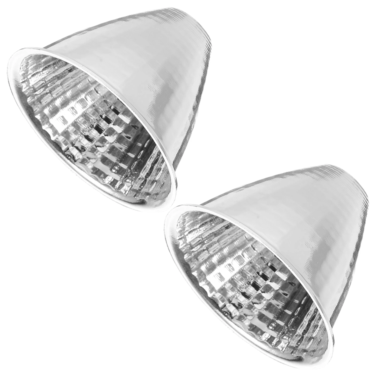 

2pcs Flashlight Reflector Cup Spotlight Lampshade Replacement Led Light Reflector Accessory For Outdoor Camping Indoor Lighting